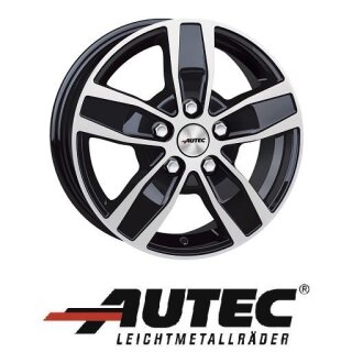 Autec Quantro 7X17 5/130 ET62 Schwarz poliert