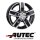Autec Quantro 7X17 5/130 ET62 Schwarz poliert