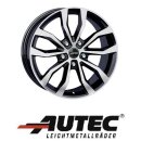 Autec Uteca 8,5X19 5/108 ET45 Schwarz poliert