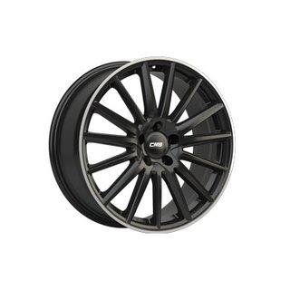 CMS C23 8X18 5/108 ET48 Diamond Rim Black
