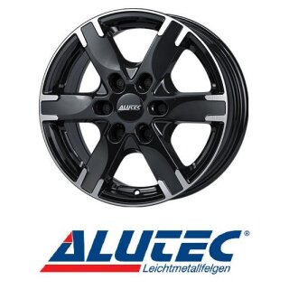 Alutec Titan 7X16 6/130 ET55 Diamant Schwarz Frontpoliert