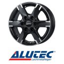 Alutec Titan 7X16 6/130 ET55 Diamant Schwarz Frontpoliert