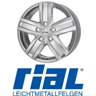 Rial Transporter TP 6,5X16 6/130 ET62 Polar-Silber