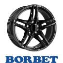 Borbet XR 7,5X16 5/112 ET45 Black Glossy