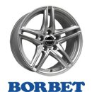 Borbet XR 7,5X16 5/112 ET40 Brilliant Silver