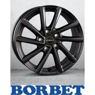 Borbet V 7,0X17 5/112 ET40 Mistral Anthracite Glossy