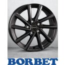 Borbet V 7,0X17 5/112 ET40 Mistral Anthracite Glossy
