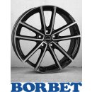 Borbet W 7,0X17 5/112 ET44 Black Polished Glossy
