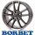 Borbet W 7,0X17 5/112 ET43 Mistral Anthracite Glossy