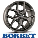 Borbet Y 7,0X16 5/108 ET45 Titan matt