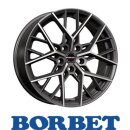 Borbet BY 10,0X21 5/108 ET45 Titan Polished matt