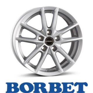 Borbet W 7,0X17 5/112 ET48 Crystal Silver