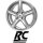RC-Design RC24 6X15 4/100 ET40 Kristallsilber lackiert