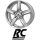 RC-Design RC24 6,5X16 5/112 ET42 Kristallsilber lackiert