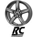 RC-Design RC24 6,5X16 5/112 ET46 Titan-Metallic lackiert