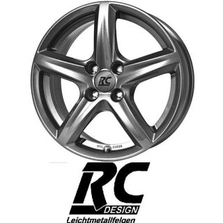 RC-Design RC24 6,5X16 4/108 ET40 Titan-Metallic lackiert