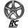 RC-Design RC24 6,5X16 4/108 ET40 Titan-Metallic lackiert