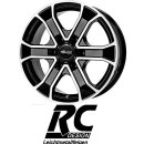 RC-Design RC31 7X16 6/139,70 ET55 Schwarz Front-poliert