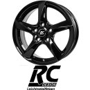 RC-Design RC30 6x15 5/114,30 ET45 Schwarz lackiert