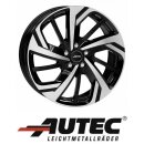 Autec Rixon 8,5x19 5/114 ET40 Schwarz poliert