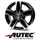 Autec Quantro 6,5x16 6/120,0 ET50 Schwarz poliert