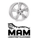 MAM RS5 7x16 5/114,3 ET38 Silver Painted