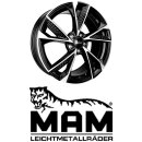 MAM RS6 7x16 5/120,0 ET35 Black Frontpoliert