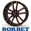Borbet W 8x20 5/112,0 ET41 Black Copper Polished matt