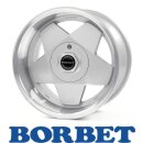 Borbet A 7x15 4/100,0 ET25 Silver Polished