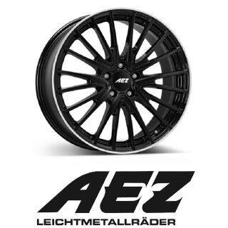 AEZ Berlin 8x19 5/112,0 ET38 Black Polished Lip