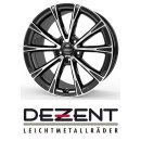 Dezent AR 7x18 5/114,3 ET45 Black/poliertshed