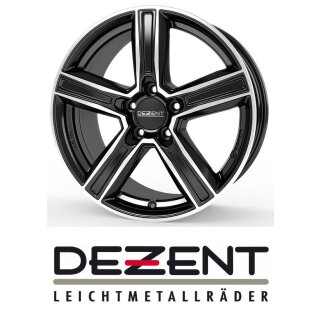 Dezent KG 7x18 5/112,0 ET43 Black/poliertshed