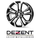 Dezent TA 7x18 5/112,0 ET43 Black/poliertshed