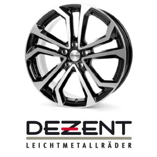 Dezent TA 7x18 5/114,3 ET38 Black/poliertshed