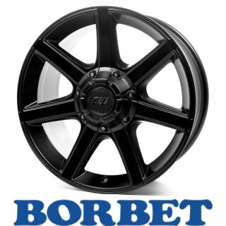 Borbet CWE 7x16 6/139.7 ET20 black matt