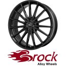 Brock B43 10x21 5/130 ET33 Schwarz Glanz