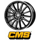 CMS C23 8x19 5/108 ET48 Diamond Rim Black Gloss