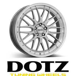 Dotz Bilbao blaze 7x17 4/100 ET30 Silver/polished lip