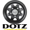 Dotz Dakar dark 7x15 5/139,7 ET-12 Black